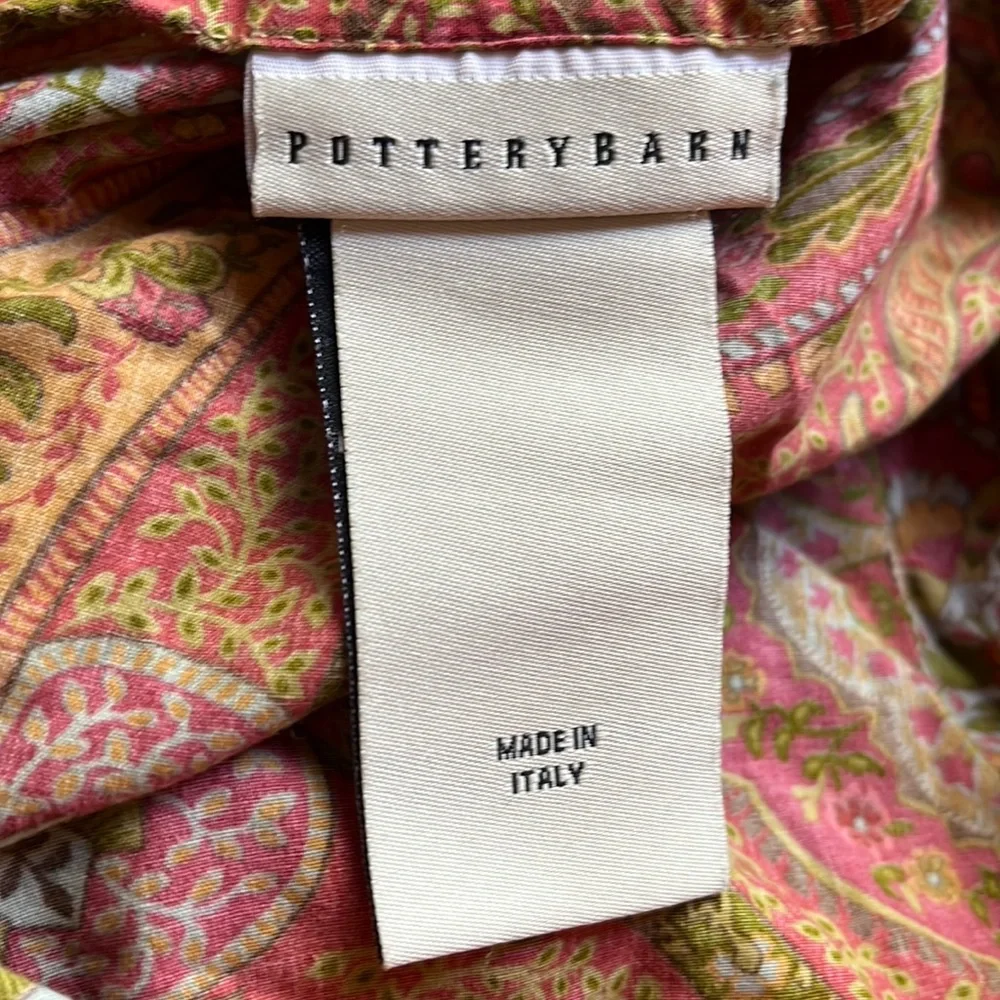 Pottery Barn Standard Paisley Pillow Sham